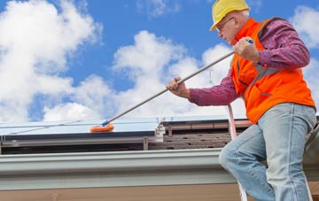 Lee Over Sands soft wash roof cleaning